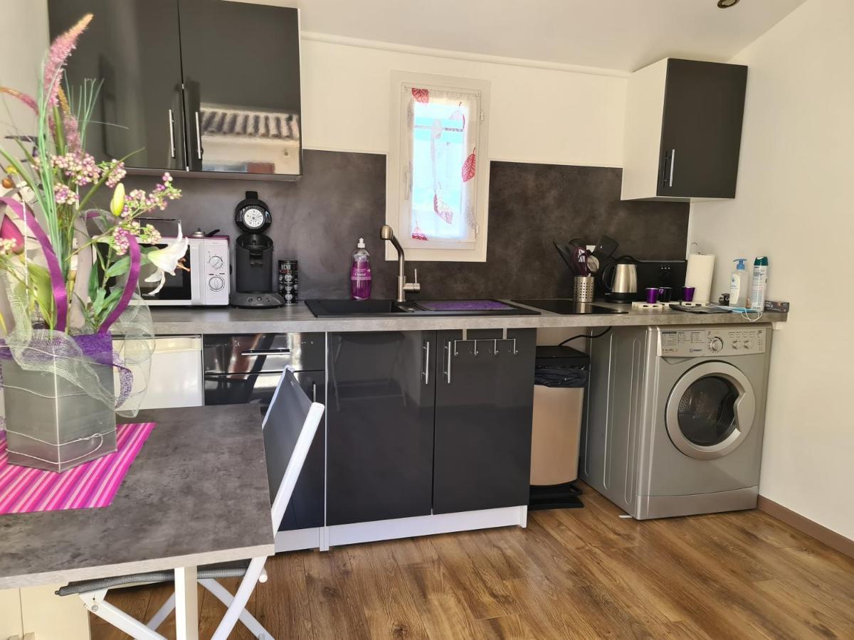 3 indépendants dans villa avec piscine terrasse, jardin, parking clos, wifi Meyreuil Esterno foto