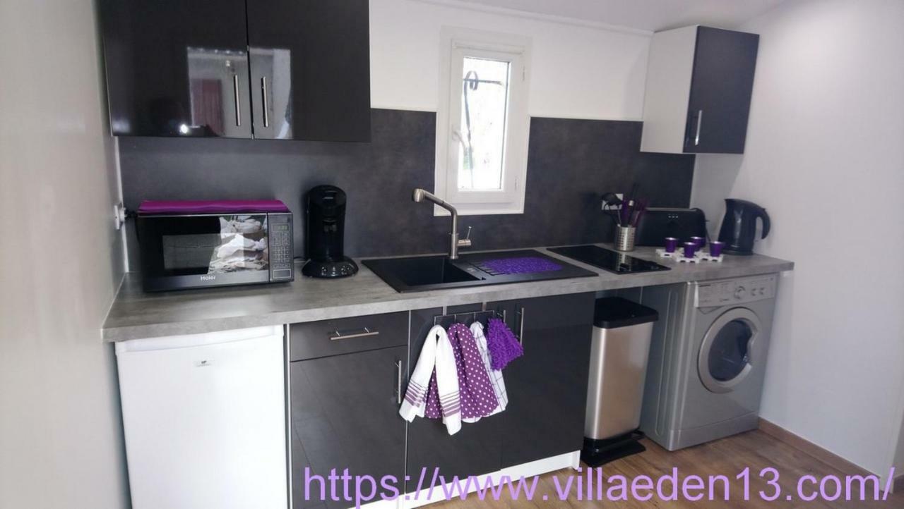 3 indépendants dans villa avec piscine terrasse, jardin, parking clos, wifi Meyreuil Esterno foto